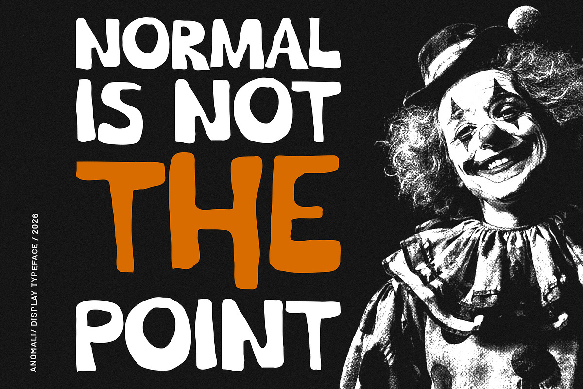 Anomali - Hand-Drawn Display Font, a Handwritten Font by Mockmenot (Photo 5 of 6)