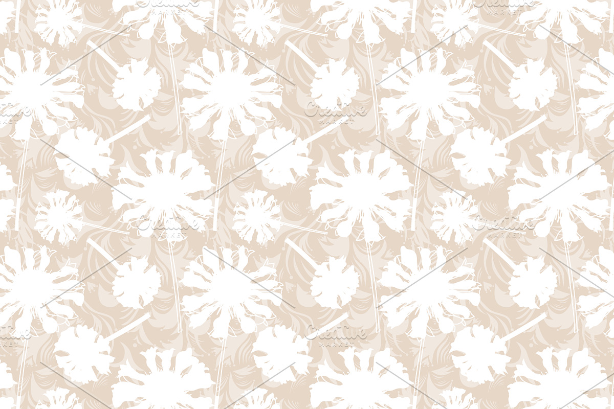 18 Floral Seamless Patterns Set preview 5
