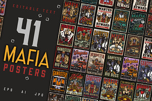 41 Mafia posters