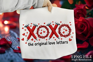 Faux Yarn Xoxo The Original Love PNG, an Illustration by Canvas Craft