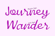 CS Renita Drawn, a Script Font by Craft Supply Co. (Thumbnail 4 of 8)