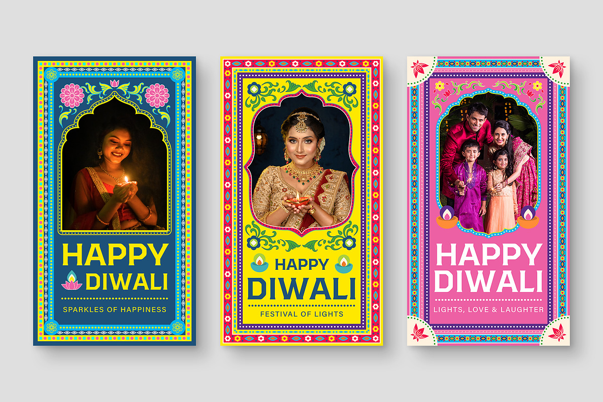 Happy Diwali Photo Frame Template, a Flyer Template by BrandPacks (Photo 5 of 5)