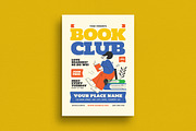 Modern Book Club Promotion Flyer, a Flyer Template by Guuver (Thumbnail 1 of 3)
