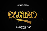Decubo - Cute Handwritten Font, a Script Font by Naistudio (Thumbnail 1 of 6)