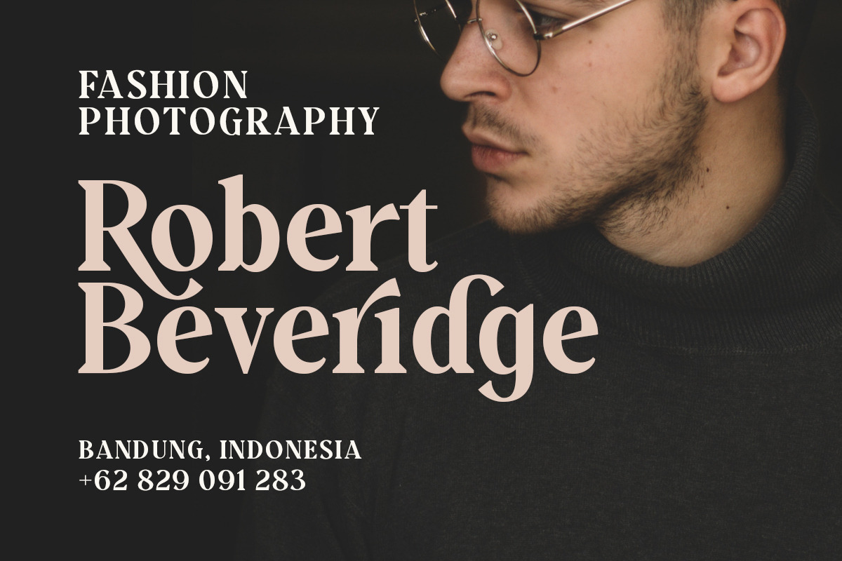 Gravity Wanders - Stylish Bold Serif, a Serif Font by Sarid Ezra (Photo 3 of 12)