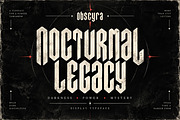 Obscyra — Dark Gothic Display Font, a Blackletter Font by Wow Magic (Thumbnail 4 of 4)