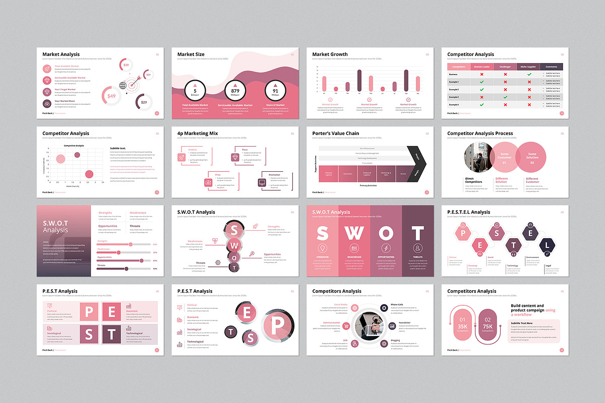 Pitch Deck Presentation Template preview 6