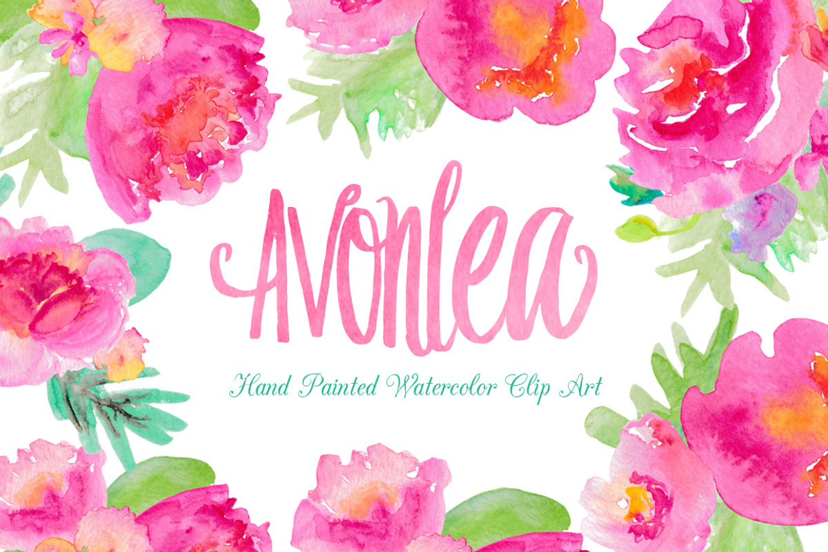 SALE! HUGE Watercolor Flower Bundle, an Illustration by Emerald & Ivy Studios (Photo 21 of 23)