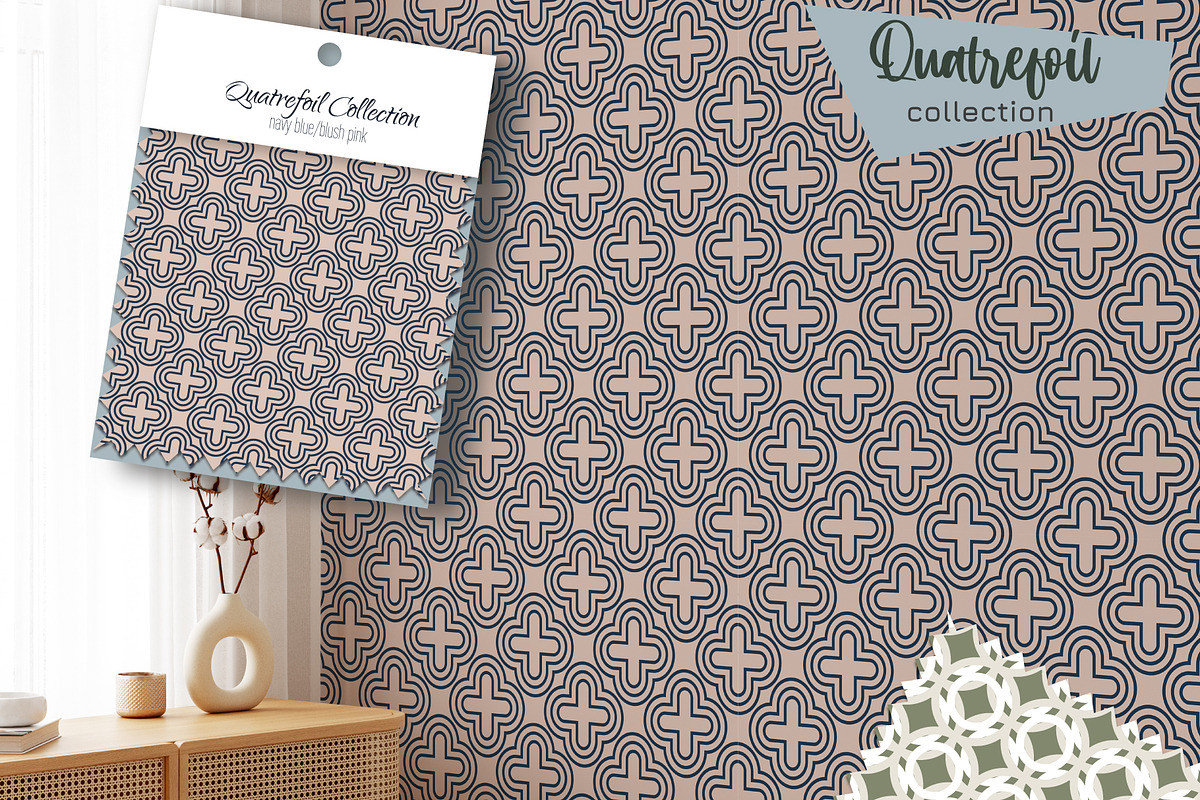 Quatrefoil - Patterns Collection, a Pattern Graphic by InaCorart (Photo 4 of 4)