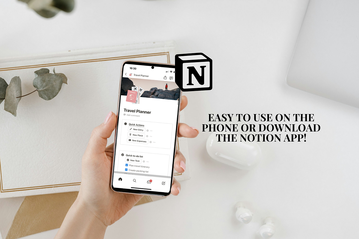 Notion Travel Planner, an App Template by SociallyyCreative (Photo 14 of 20)