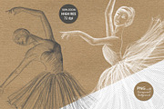 Ballet Dancer Collection, a Pattern Graphic by Sveta Aho (Thumbnail 3 of 6)