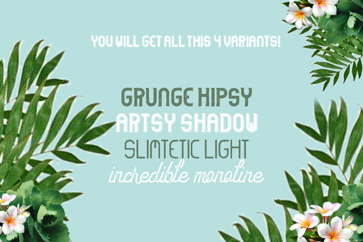 Hipstetic font family (Intro sale!) preview 2