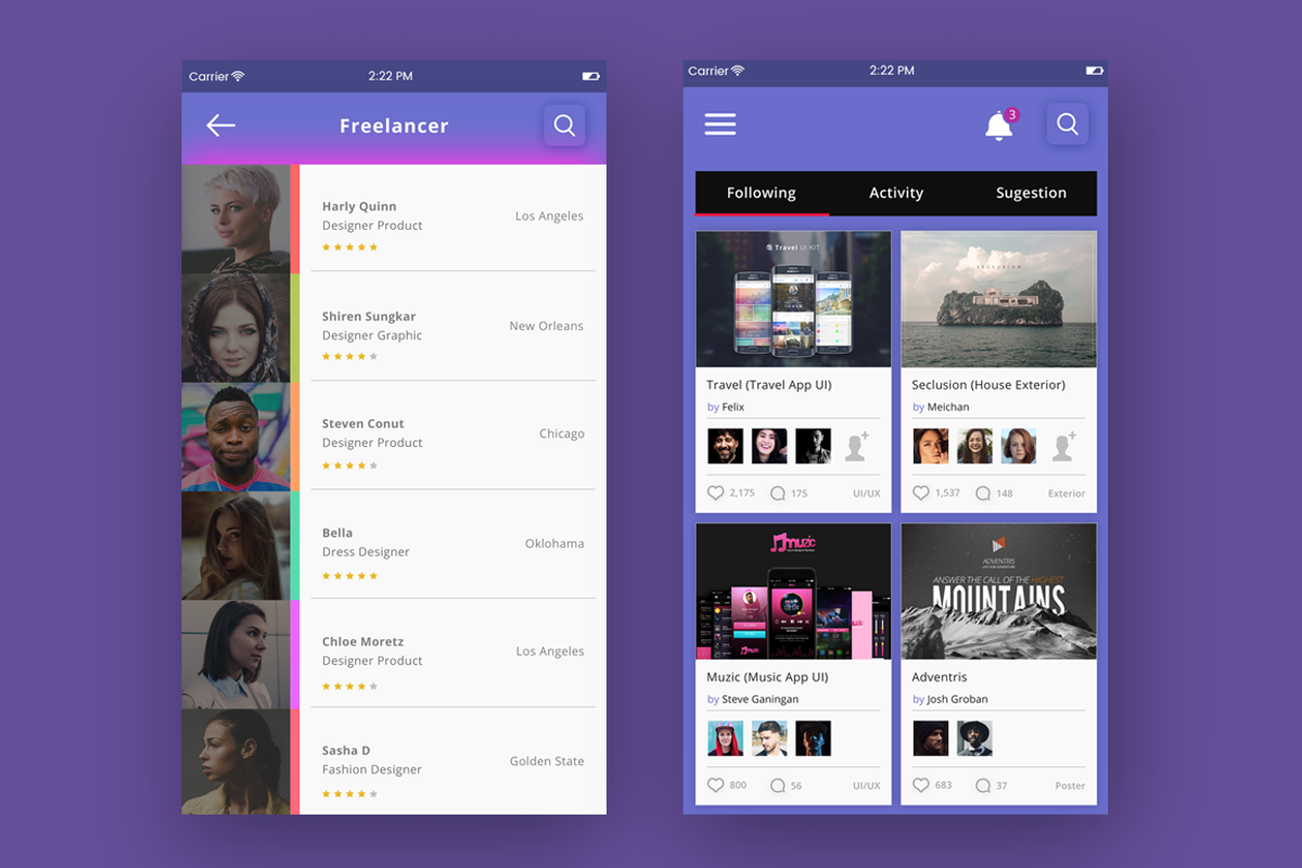 xJobs  (App UI), an UI Kit Template by Rebound  (Photo 8 of 9)