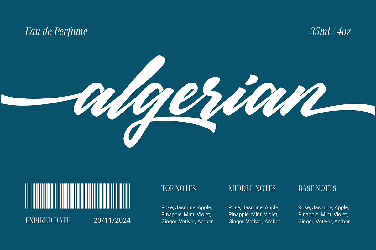 Vartensie Script Font, a Script Font by Basnistudio (Photo 3 of 9)