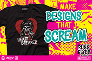 Punk Flyer - Zine Font, a Handwritten Font by Remedy667 (Thumbnail 5 of 6)