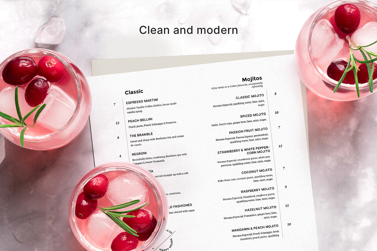 Restaurant Menu, a Flyer Template by BigWeek (Photo 4 of 4)