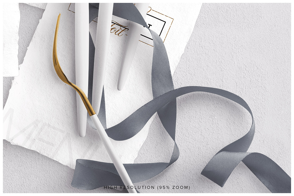 Menu / Program Mockup, a Print Template by Custom Scene (Photo 3 of 7)
