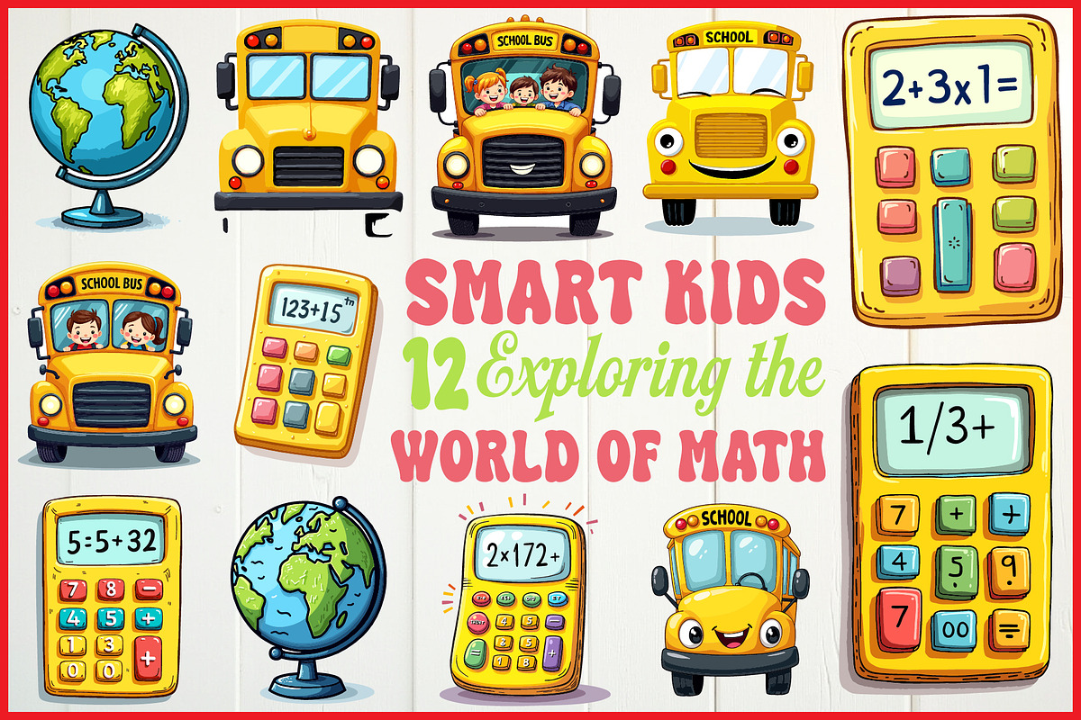 Smart Kids Exploring Math, an Object Graphic by Designs_River (Photo 1 of 13)
