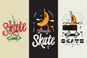 Banana Skater, a Sport Illustration by hand draw (Thumbnail 2 of 6)