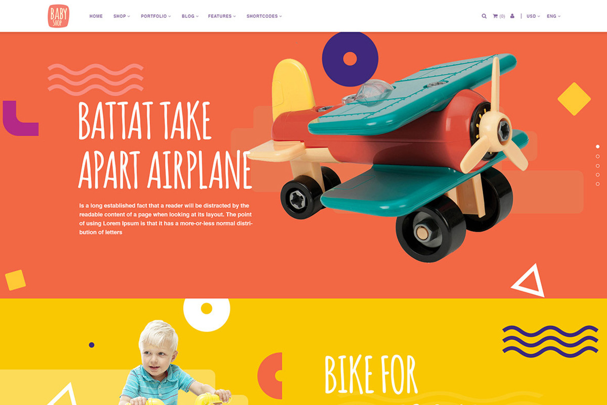 BabyShop - PSD Template for Baby, a Websites & App Template by Digipieces (Photo 3 of 15)