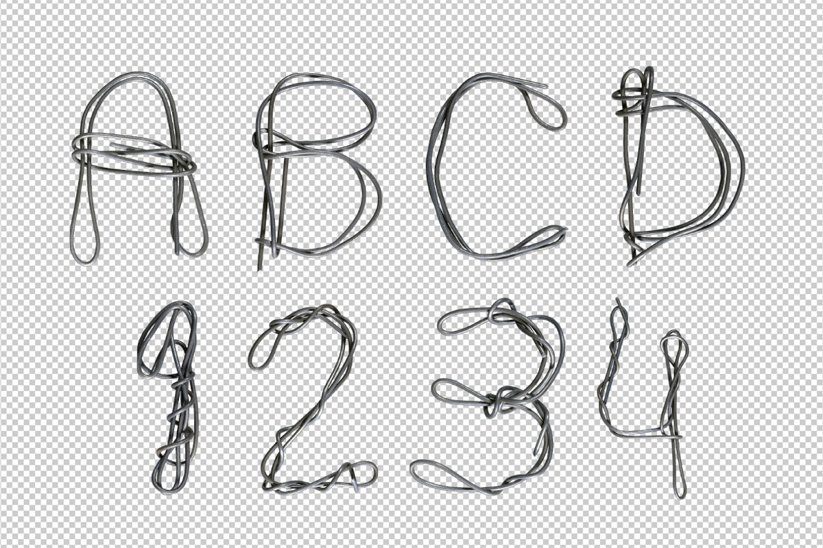 Wire Font, a Font by Handmadefont (Photo 9 of 9)