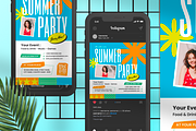 Summer Party Flyer, a Flyer Template by Annora Studio (Thumbnail 2 of 4)