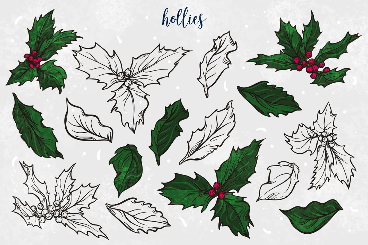 Festive Florals, a Seasonal Illustration by melissadn (Photo 8 of 14)