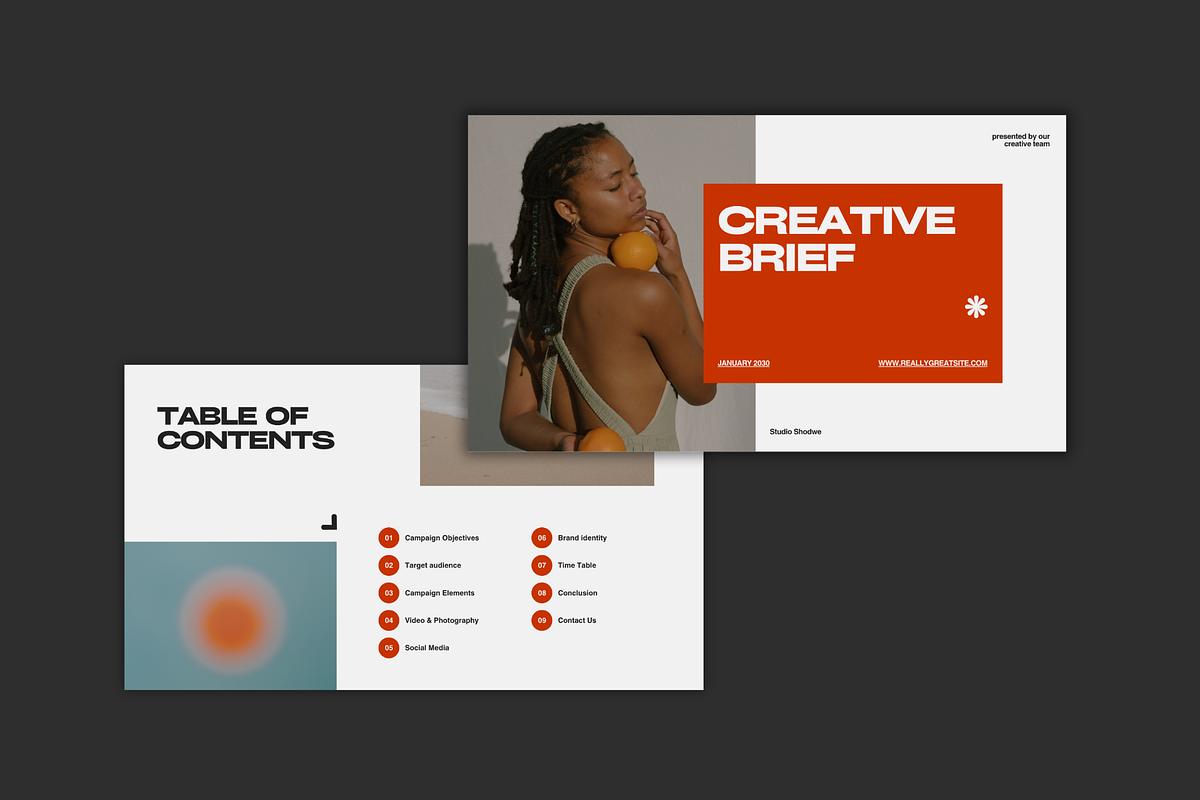 Minimal Modern Creative Brief preview 3
