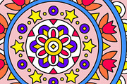 20 Mandala Coloring Pages, a Decorative Illustration by Design Unique (Thumbnail 3 of 6)