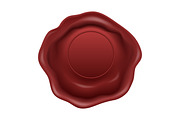 Wax Seal. Vector Set., an Object Graphic by Gomolach (Thumbnail 8 of 11)