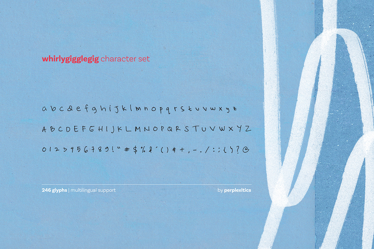 Whirlygigglegig Handwritten Font, a Handwritten Font by Perplexitics (Photo 4 of 7)