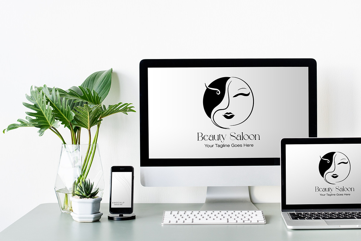 Modern Beauty Logo Design Template, a Branding & Logo Template by YUDesignStore (Photo 3 of 8)