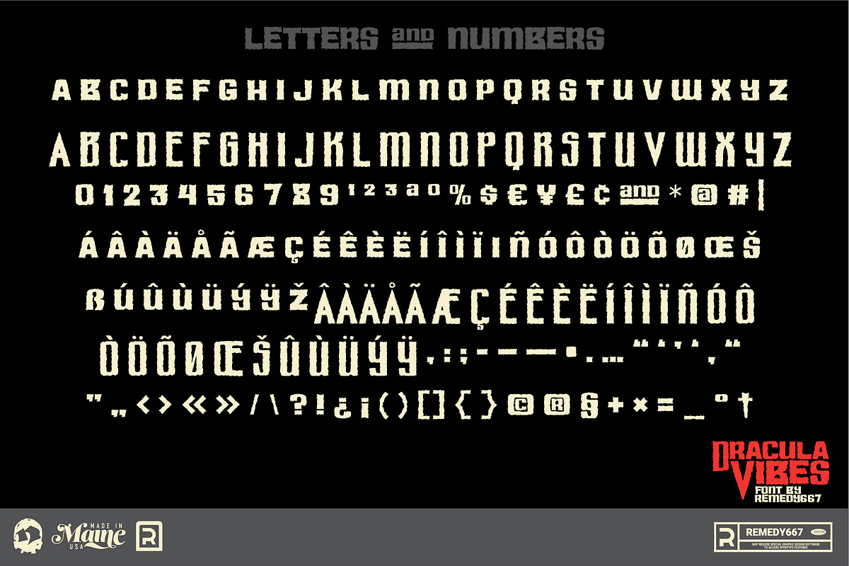 Dracula Vibes - Layered Horror Font, a Font by Remedy667 (Photo 6 of 7)