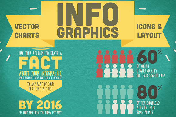 Infographic Elements Graphs