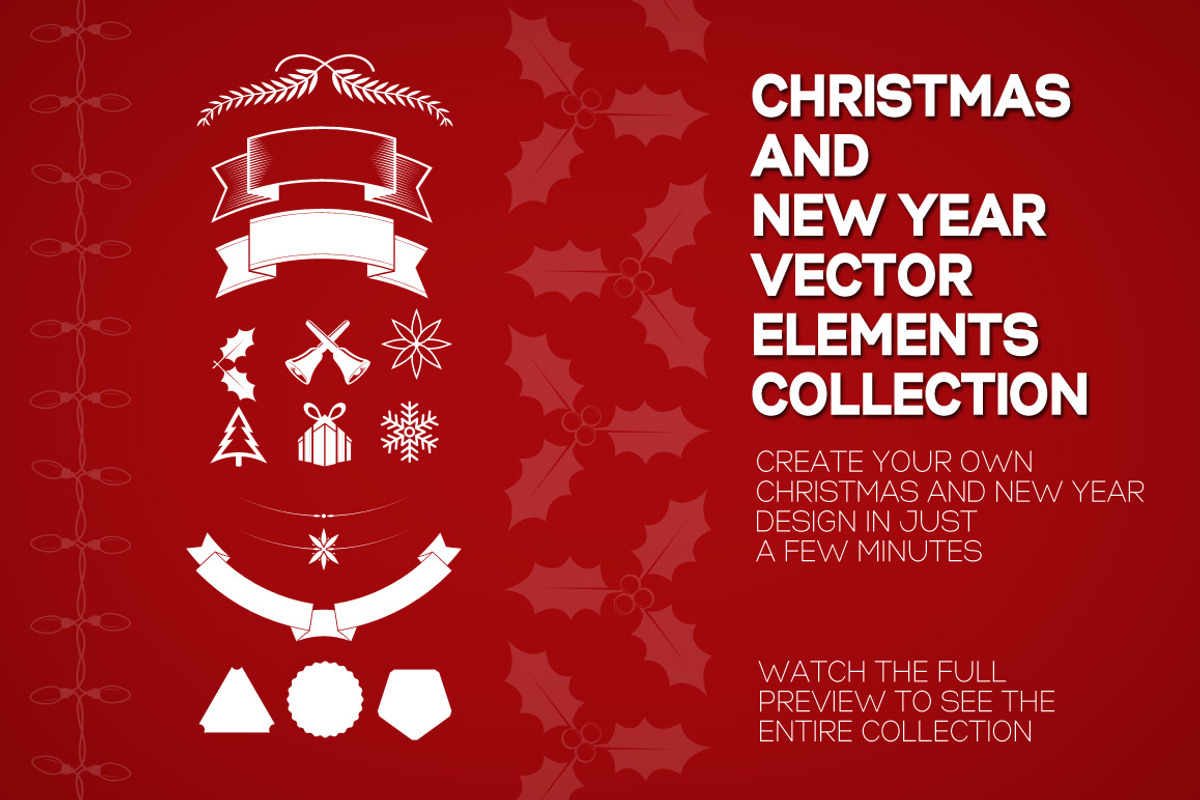 Christmas - 110 Elements Collection