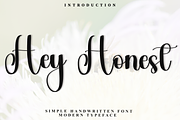 Hey Honest, a Handwritten Font by InermediaSTUDIO (Thumbnail 1 of 8)