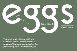 Thatura Geometric Sans Font