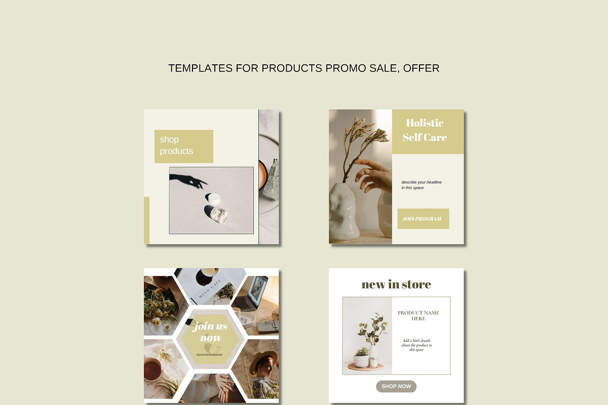 Wellness Coach Instagram Templates 2, a Social Media Template by Deepa Template Studio (Photo 3 of 8)