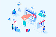 Isometric Web Illustrations, a Templates & Theme by alexdndz (Thumbnail 14 of 31)