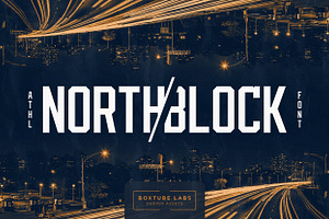 North Block - Display Font, a Sans Serif Font by BoxTube Labs
