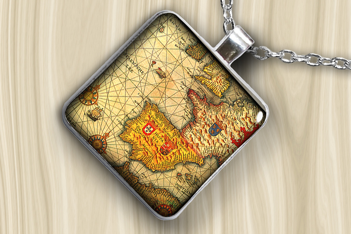 Digital Collage Sheet - Antique Maps, a Print Template by Kseniya-Omega (Photo 2 of 3)
