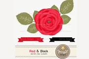 Red and Black Digital Paper, a Pattern Graphic by JennyL Designs (Thumbnail 2 of 3)