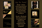 Black Gold Instagram Templates, a Social Media Template by Faytemplates (Thumbnail 5 of 10)