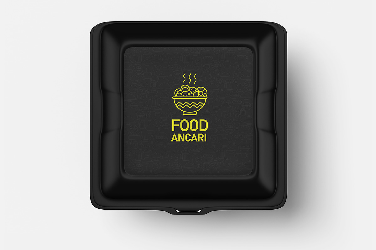 Food Box Packaging Mockup, a Packaging Mockup by AlkStudio (Photo 8 of 13)