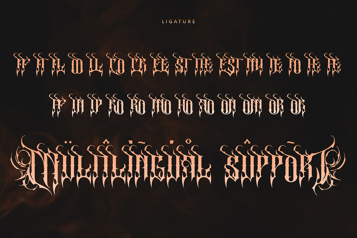 Queenlord,, a Blackletter Font by Letterara (Photo 11 of 12)
