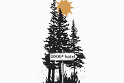Be as wild as the forest. Vector art, an Illustration by Nadia Murash (Thumbnail 3 of 5)
