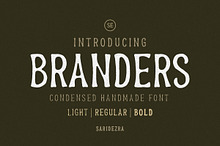 Branders - Condensed Handmade Font