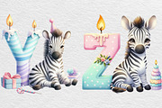 Birthday Zebra Alphabet, an Illustration by Black Bird Studio (Thumbnail 5 of 6)