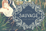 Sauvage Elegant Sans, a Sans Serif Font by Von Type Co (Thumbnail 1 of 7)