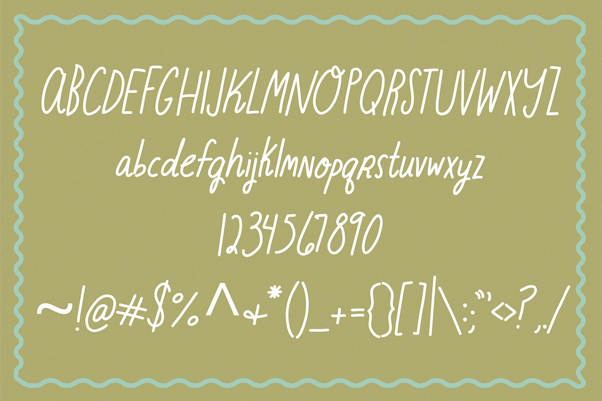 Monday Picnic • Quirky Handwriting, a Sans Serif Font by Becky Simpson (Photo 15 of 16)